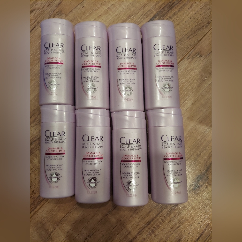 Clear Scalp/Hair Therapy Damage/Color Repair Conditioner, 1.7oz QTY:8 = 13.6oz!